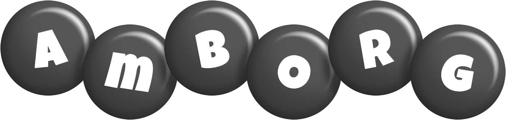 Amborg candy-black logo