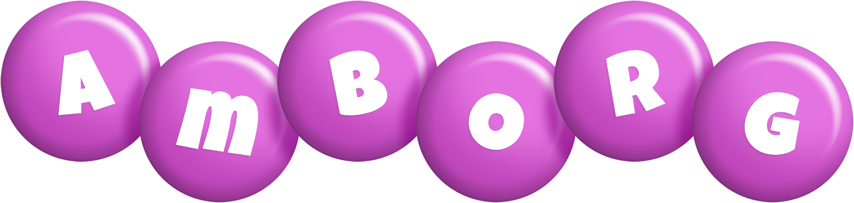 Amborg candy-purple logo