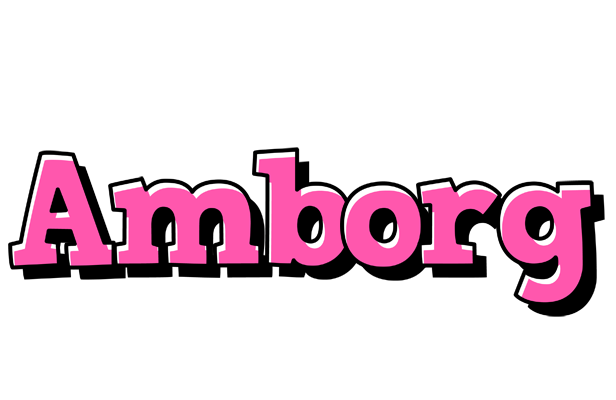Amborg girlish logo