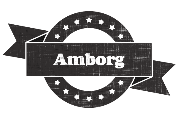 Amborg grunge logo
