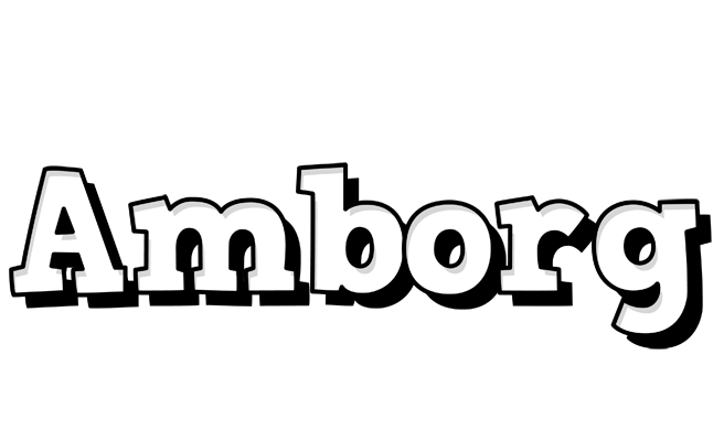 Amborg snowing logo