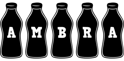 Ambra bottle logo