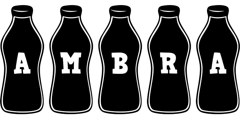 Ambra bottle logo