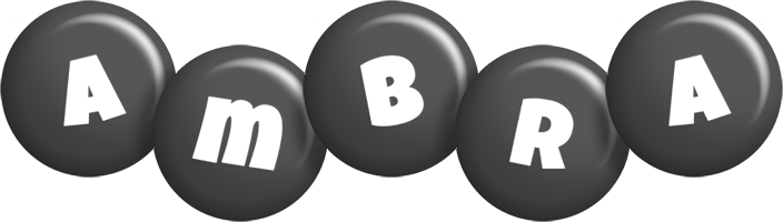 Ambra candy-black logo