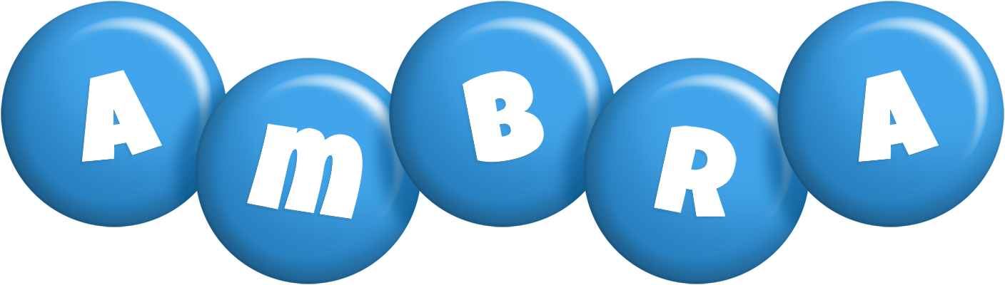 Ambra candy-blue logo