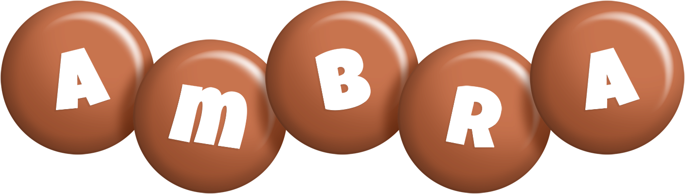 Ambra candy-brown logo