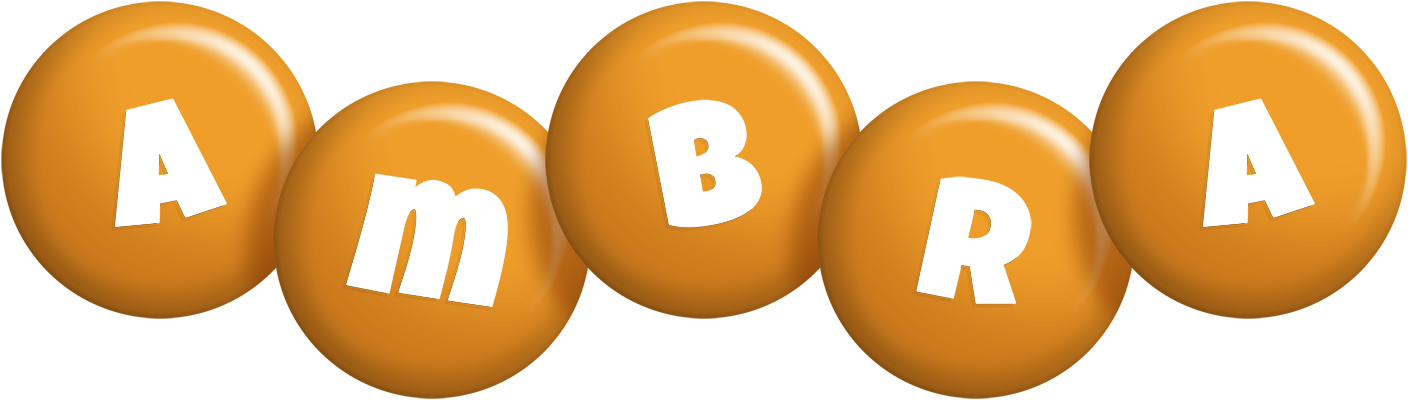 Ambra candy-orange logo