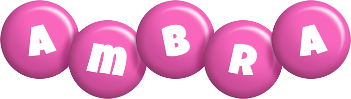 Ambra candy-pink logo