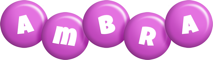 Ambra candy-purple logo