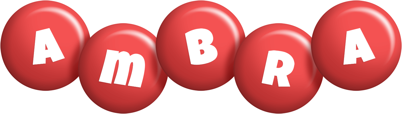 Ambra candy-red logo