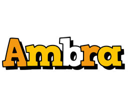 Ambra cartoon logo