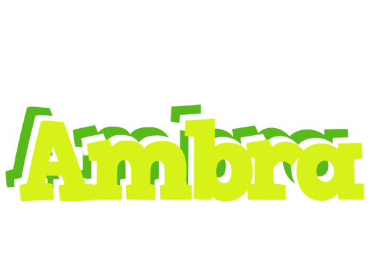 Ambra citrus logo