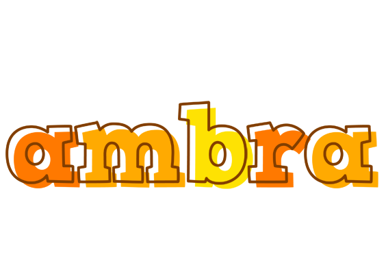 Ambra desert logo
