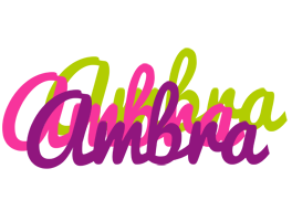 Ambra flowers logo