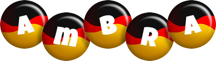 Ambra german logo