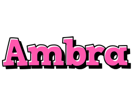 Ambra girlish logo