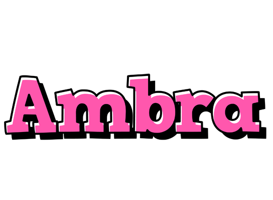Ambra girlish logo