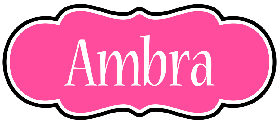 Ambra invitation logo