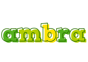 Ambra juice logo