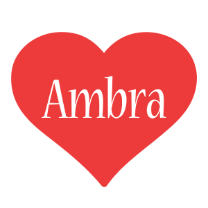 Ambra love logo