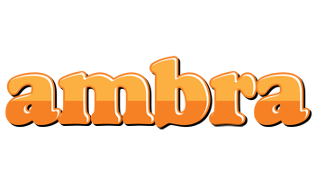 Ambra orange logo