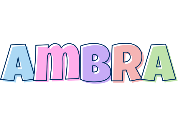 Ambra pastel logo