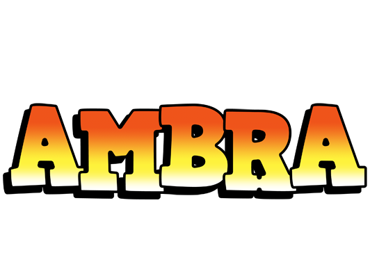 Ambra sunset logo