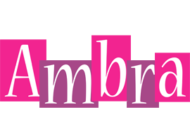 Ambra whine logo