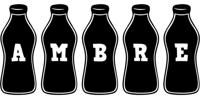 Ambre bottle logo