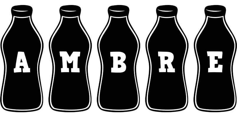 Ambre bottle logo