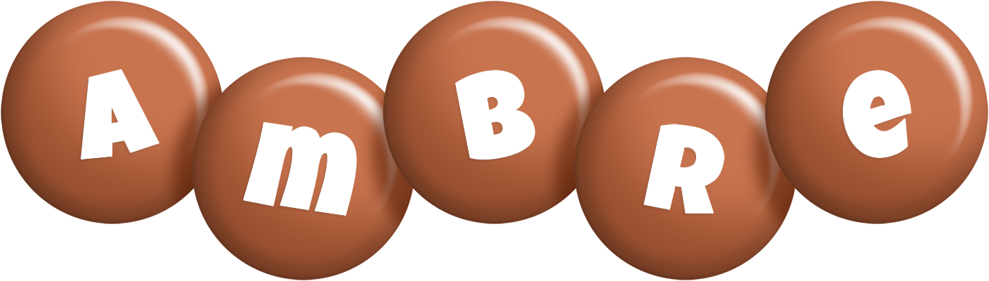Ambre candy-brown logo
