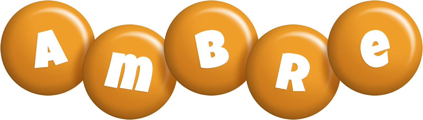Ambre candy-orange logo