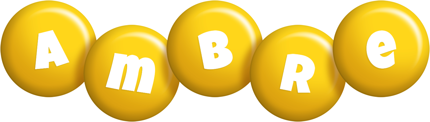 Ambre candy-yellow logo