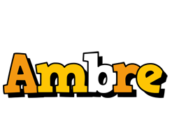 Ambre cartoon logo