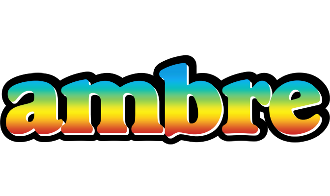 Ambre color logo