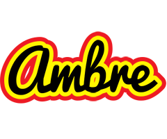 Ambre flaming logo