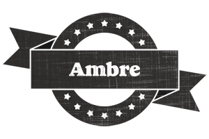 Ambre grunge logo