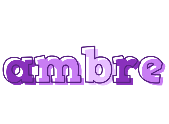 Ambre sensual logo