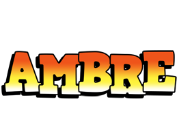 Ambre sunset logo