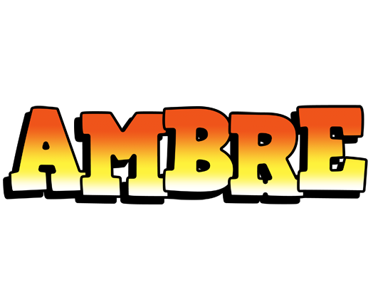 Ambre sunset logo