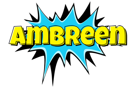 Ambreen amazing logo