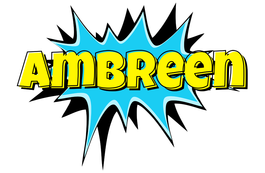 Ambreen amazing logo