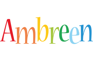 Ambreen birthday logo