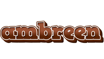 Ambreen brownie logo