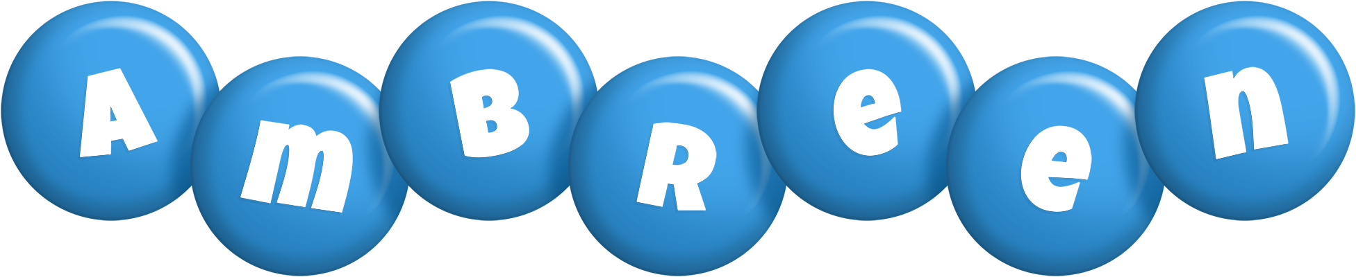 Ambreen candy-blue logo
