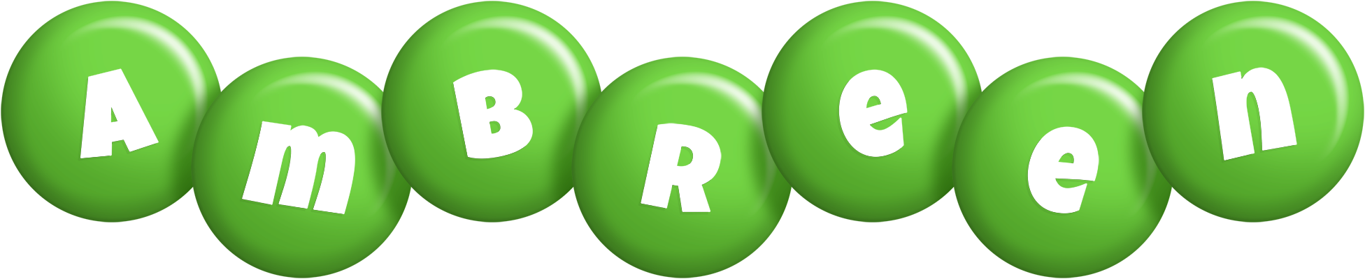 Ambreen candy-green logo