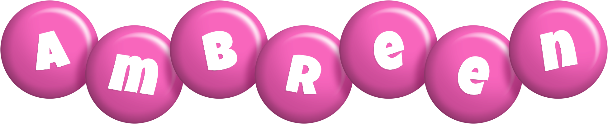 Ambreen candy-pink logo