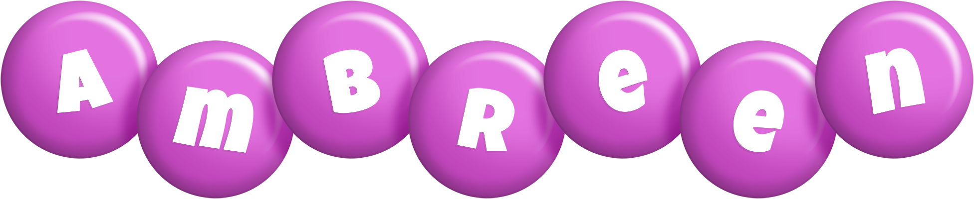 Ambreen candy-purple logo