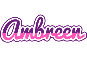 Ambreen cheerful logo