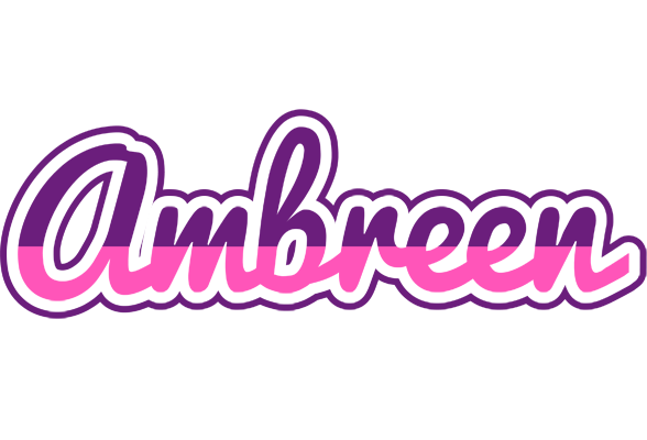 Ambreen cheerful logo